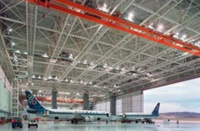ATHENS INTERNATIONAL AIRPORT 'ELEFTHERIOS VENIZELOS', GREECE - DESIGN OF OLYMPIC AIR HANGAR