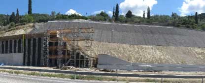 Failure and Creeping Phenomena of Open Slope, Korinthos – Patra Highway, Greece