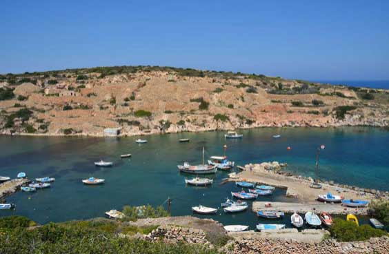 NEW PORT IN “PSATHI”, AND NEW FISHING SHELTER IN 'AGIOS MINAS', KIMOLOS ISLAND, GREECE