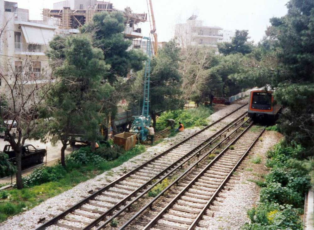 RECONSTRUCTION OF AT GRADE METRO RAILWAY LINE, ATHENS