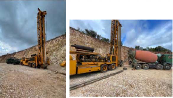 EARTHING BOREHOLES FOR NEW SUBSTATION NEAR STANOS, AMFILOCHIA MUNICIPALITY, WESTERN GREECE