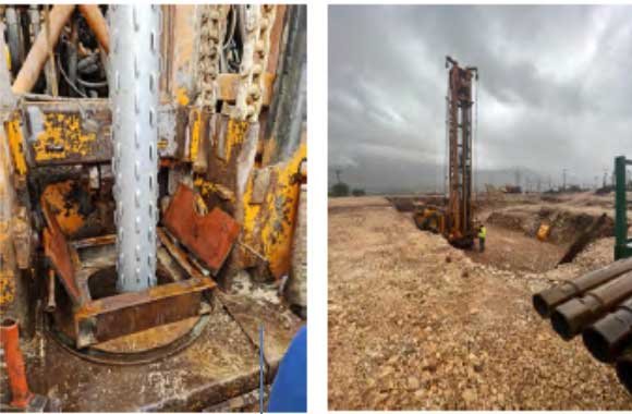 EARTHING BOREHOLES FOR NEW SUBSTATION NEAR STANOS, AMFILOCHIA MUNICIPALITY, WESTERN GREECE